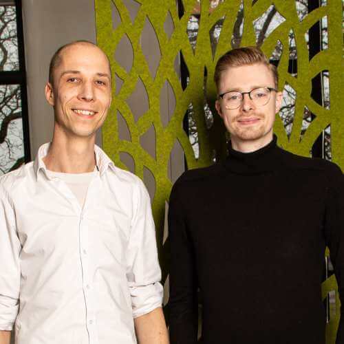 Joost Fokken en Michel Moes